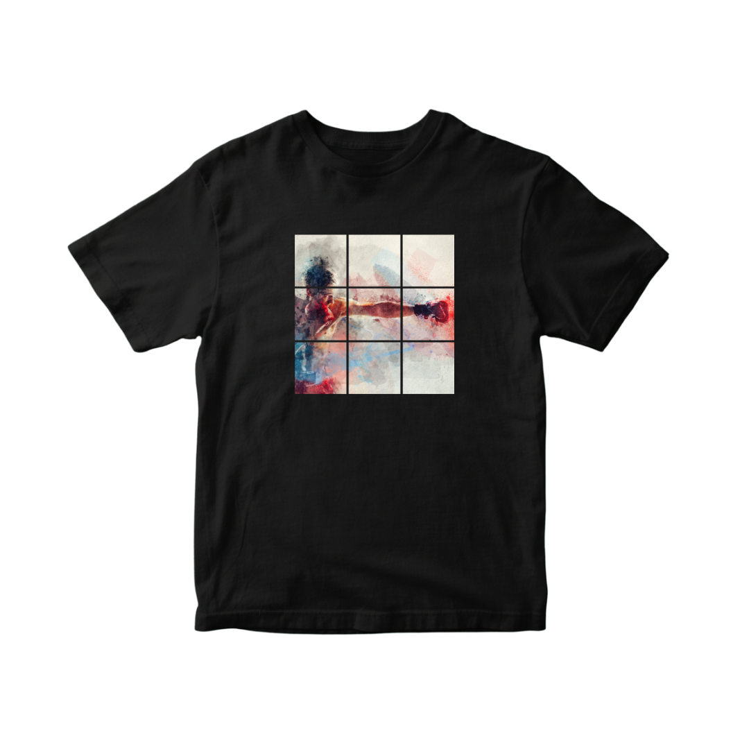 Black Modern Minimalist Size Chart Instagram Post (1) Boxer (Regular T-Shirt) - Image 1